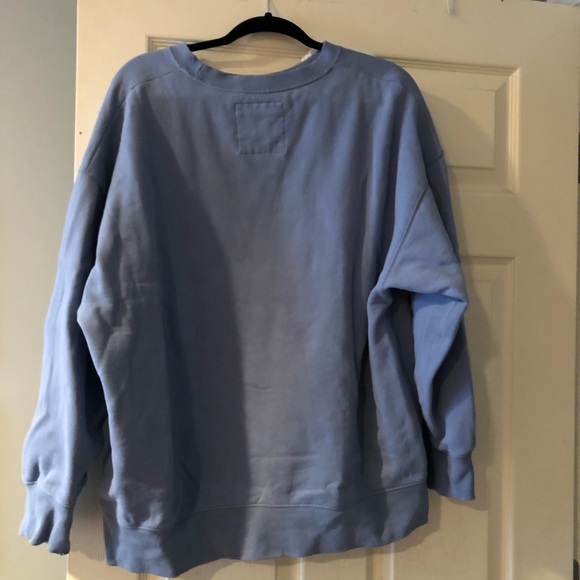 Women's American Eagle Blue Crewneck Fleece Size XL - Picture 2 of 2